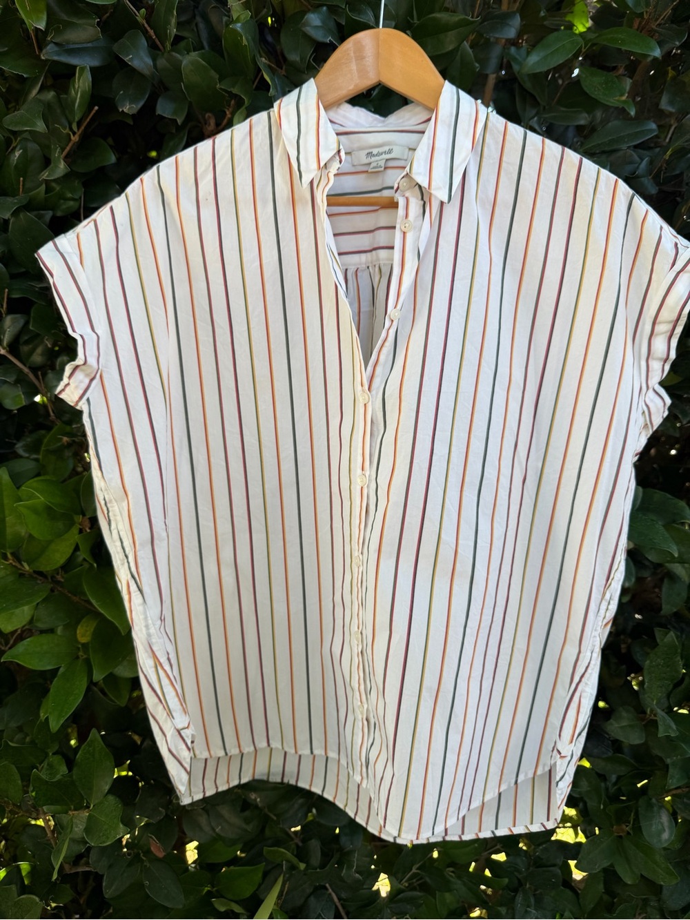 Madewell Central Shirt in Sadie Stripe